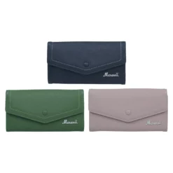 กระเป๋าสตางค์ใบยาว แบบพับ 2 ทบ  ดีไซน์  L FLAP