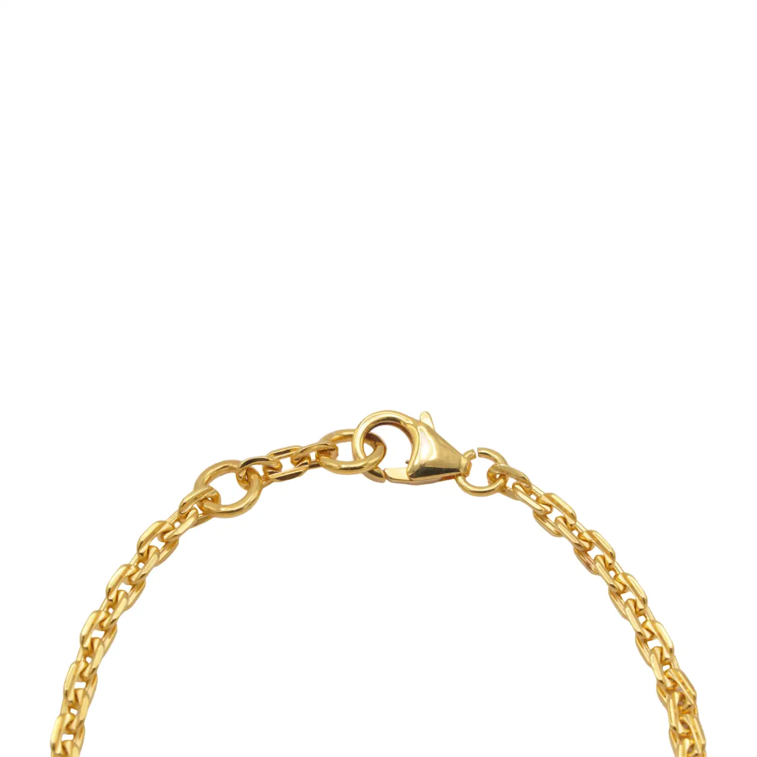 สร้อยข้อมือเงิน925 ชุบทอง24K ประดับเขียวส่อง และเซอร์คอนสีขาว - Image 4