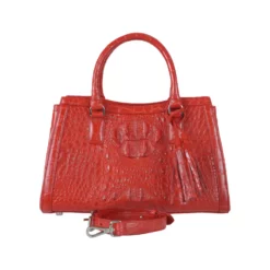 กระเป๋าถือหนังจระเข้แท้ รุ่น Elegance Croc - Image 3