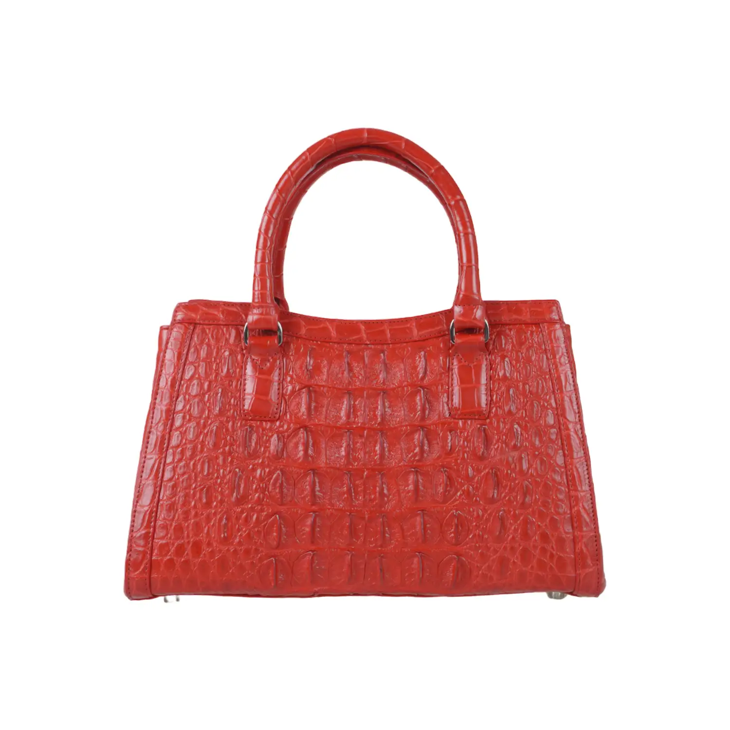 กระเป๋าถือหนังจระเข้แท้ รุ่น Elegance Croc - Image 7