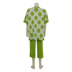 เซตโพลก้า ดอท เบสิก เสื้อคอจีนและกางเกง ทรงคูลอตยาว 4 ส่วน - Image 5