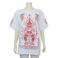 เซตเสื้อยืดคอกลมสีขาว  สกรีนลายยันต์โบราณ - Image 3