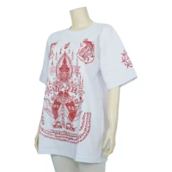 เซตเสื้อยืดคอกลมสีขาว  สกรีนลายยันต์โบราณ - Image 2