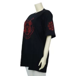 เซตเสื้อยืดคอกลม สีขาวและสีดำ  สกรีนลายยันต์โบราณ (สีขาวยันต์ครุฑ, สีดำยันต์เสือ) - Image 2
