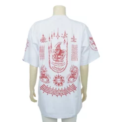 เซตเสื้อยืดคอกลม สีขาวและสีดำ  สกรีนลายยันต์โบราณ (สีขาวยันต์ครุฑ, สีดำยันต์เสือ) - Image 5