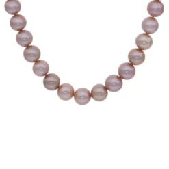 เซตสร้อยคอ และต่างหูเงิน925 ประดับมุกน้ำจืดสีธรรมชาติ - Image 2