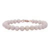 สร้อยข้อมือเงิน925  ชุบทองชมพู18K ประดับมุกน้ำจืด สีธรรมชาติ