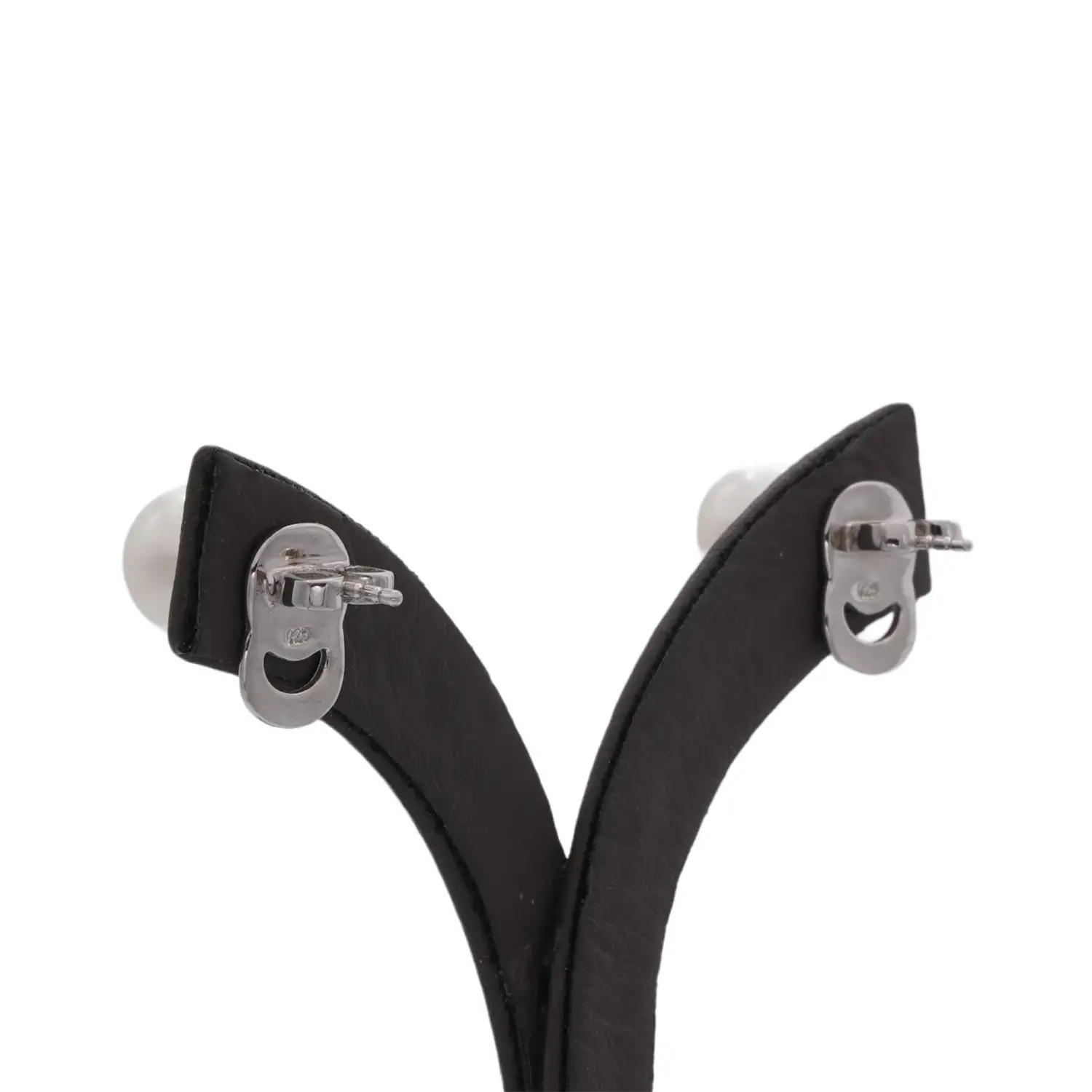 เซตสร้อยคอ และต่างหูเงิน925 ประดับมุกน้ำจืดสีขาว - Image 7