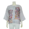 เสื้อคอจีน แขน 3 ส่วน ลายศิลปะสไตล์ชนเผ่า