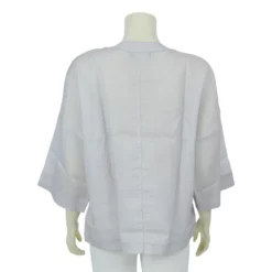 เสื้อคอจีน แขน 3 ส่วน ลายศิลปะสไตล์ชนเผ่า - Image 3