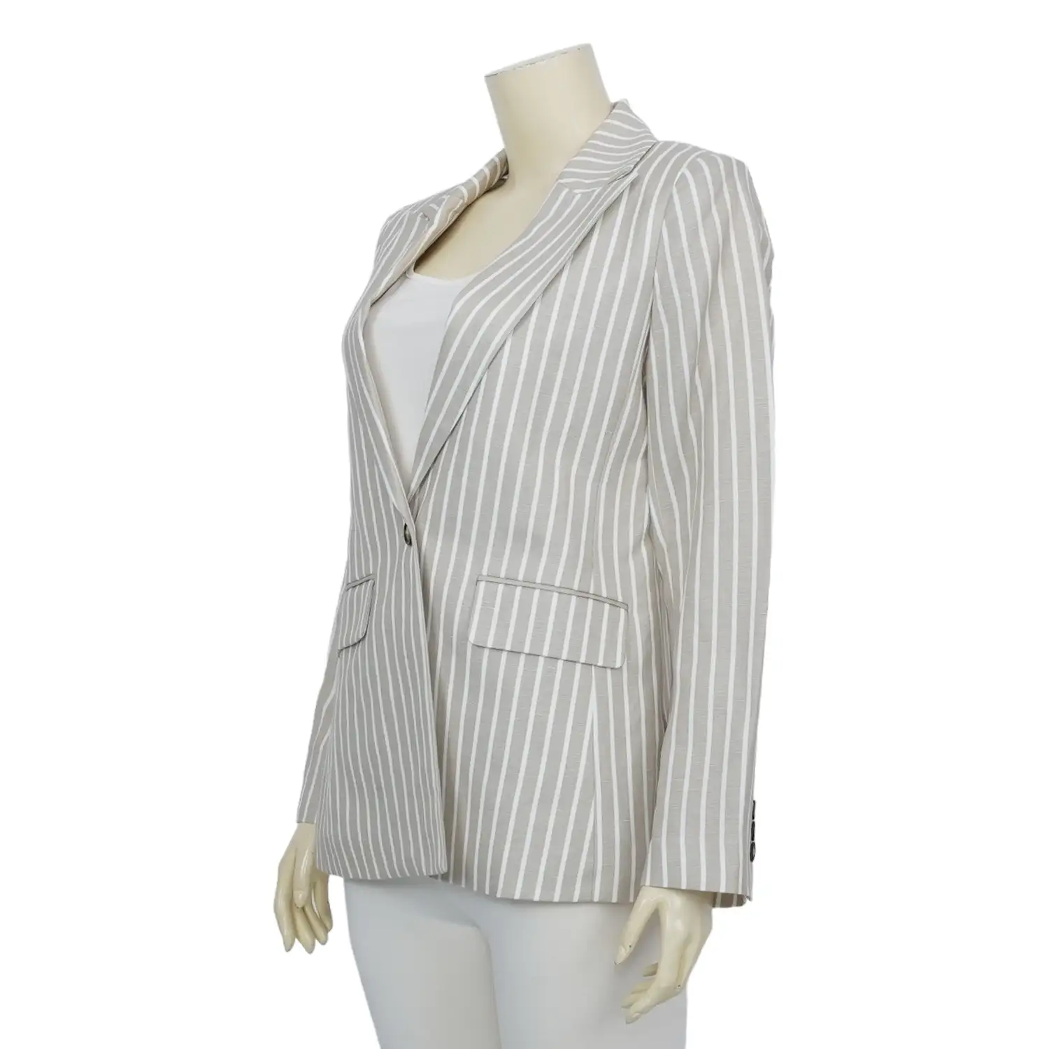 เบลเซอร์ Peaked Lapel ลายทาง - Image 4