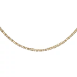สร้อยคอทอง18K ลายปล้องสลับเม็ด ยาว 60 ซม. - Image 3