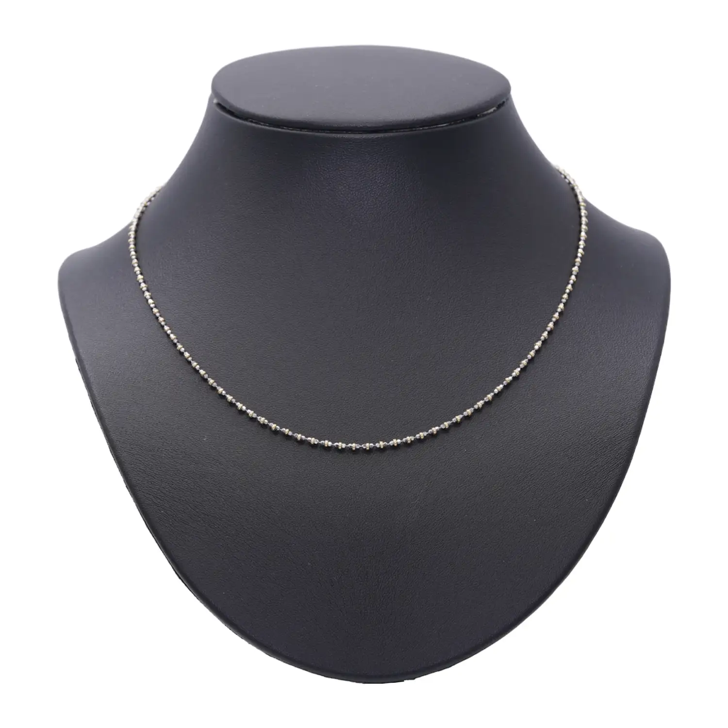 สร้อยคอทอง18K และทองขาว18K ลายข้อสลับห่วง