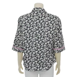 เสื้อเชิ้ต แขน 3 ส่วน ลายมินิ ฟลาวเวอร์ - Image 3
