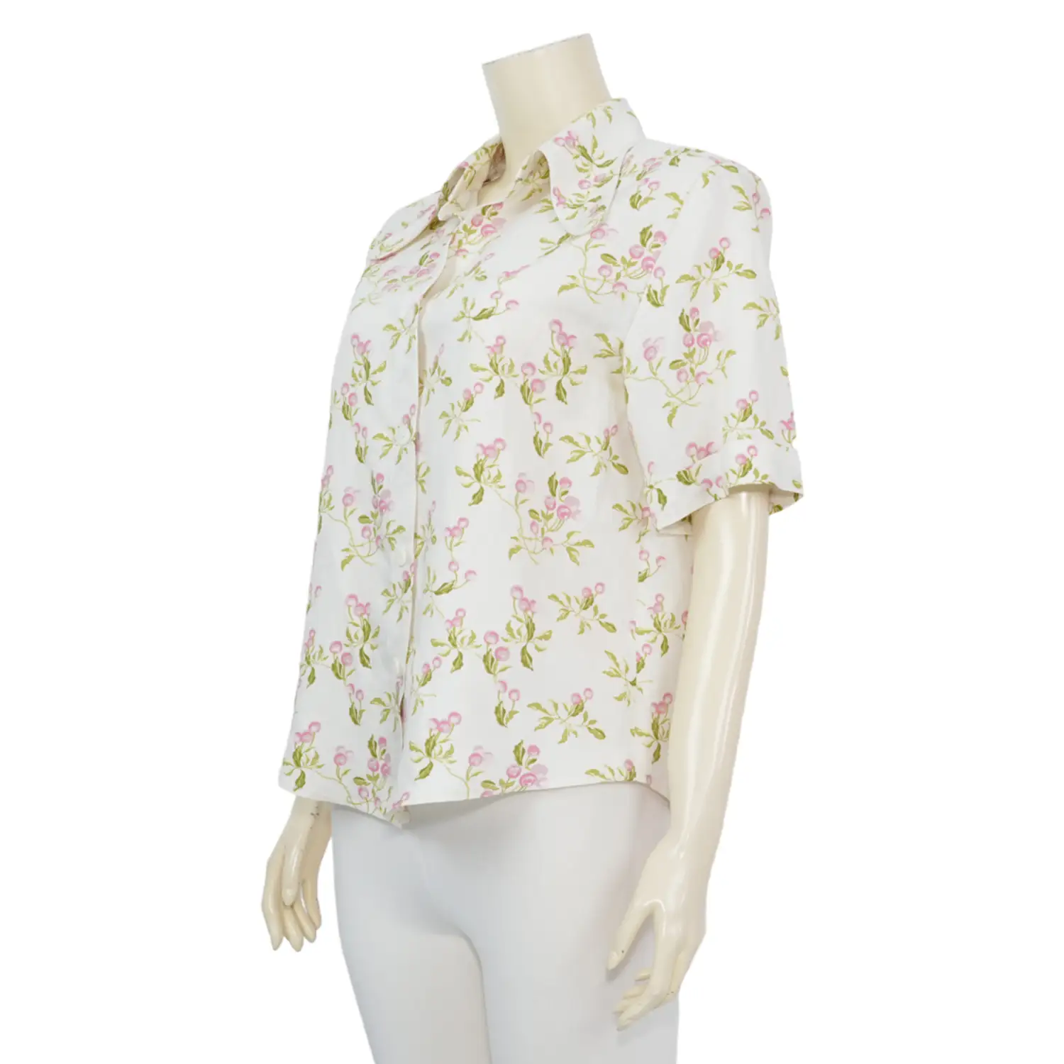 เสื้อเชิ้ต แขนสั้น ลายเชอร์รี่ - Image 2