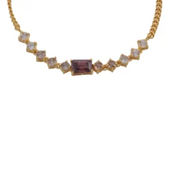 สร้อยข้อมือเงิน925 ชุบทอง18K  ประดับเซอร์คอน - Image 3