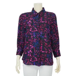 เสื้อเชิ้ต แขน 5 ส่วน ลาย Tropical Animal