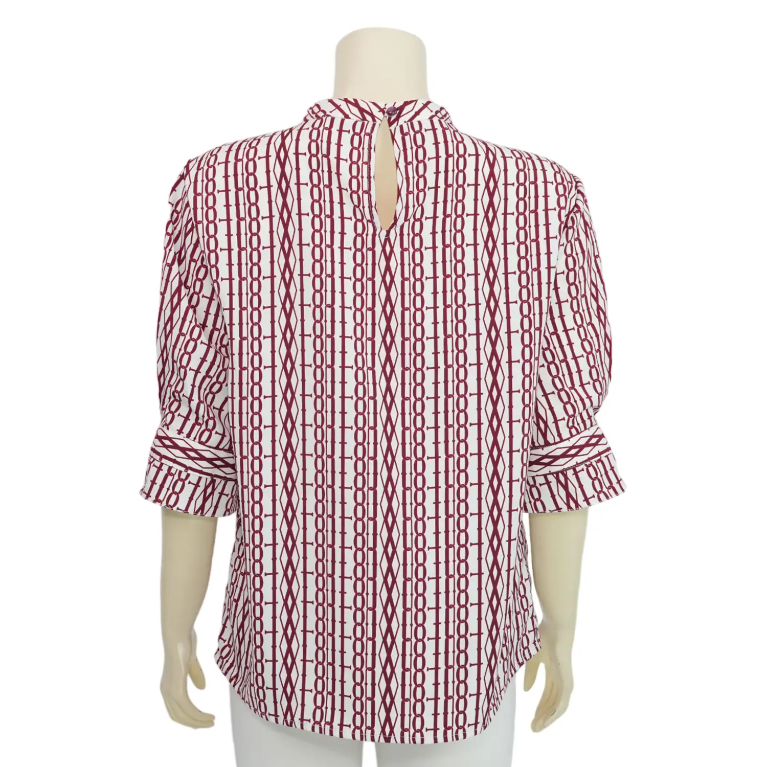 อะมิร่า เสื้อคอกลม แขนสั้น ปลายแขนจับจีบทวิสต์ - Image 3