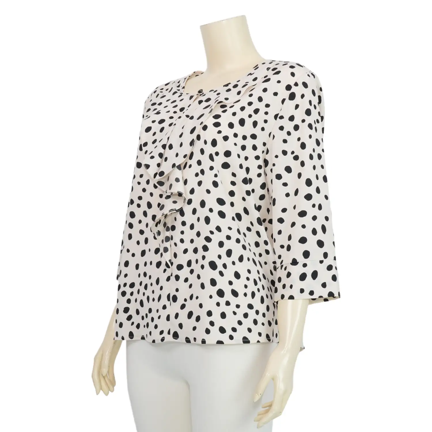 อะมิร่า เสื้อคอกลม แขน 3 ส่วน ลายโพลก้า ดอท - Image 2