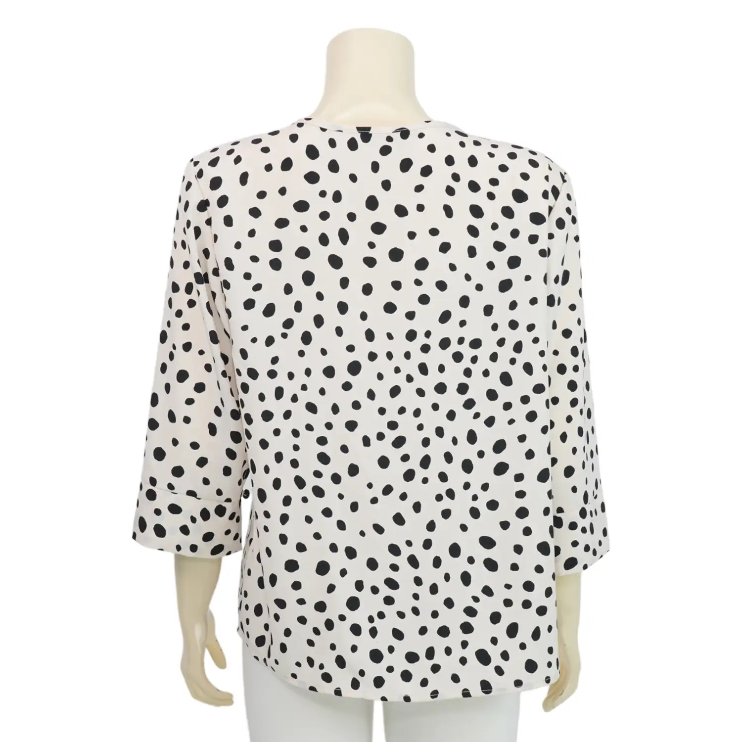 อะมิร่า เสื้อคอกลม แขน 3 ส่วน ลายโพลก้า ดอท - Image 3