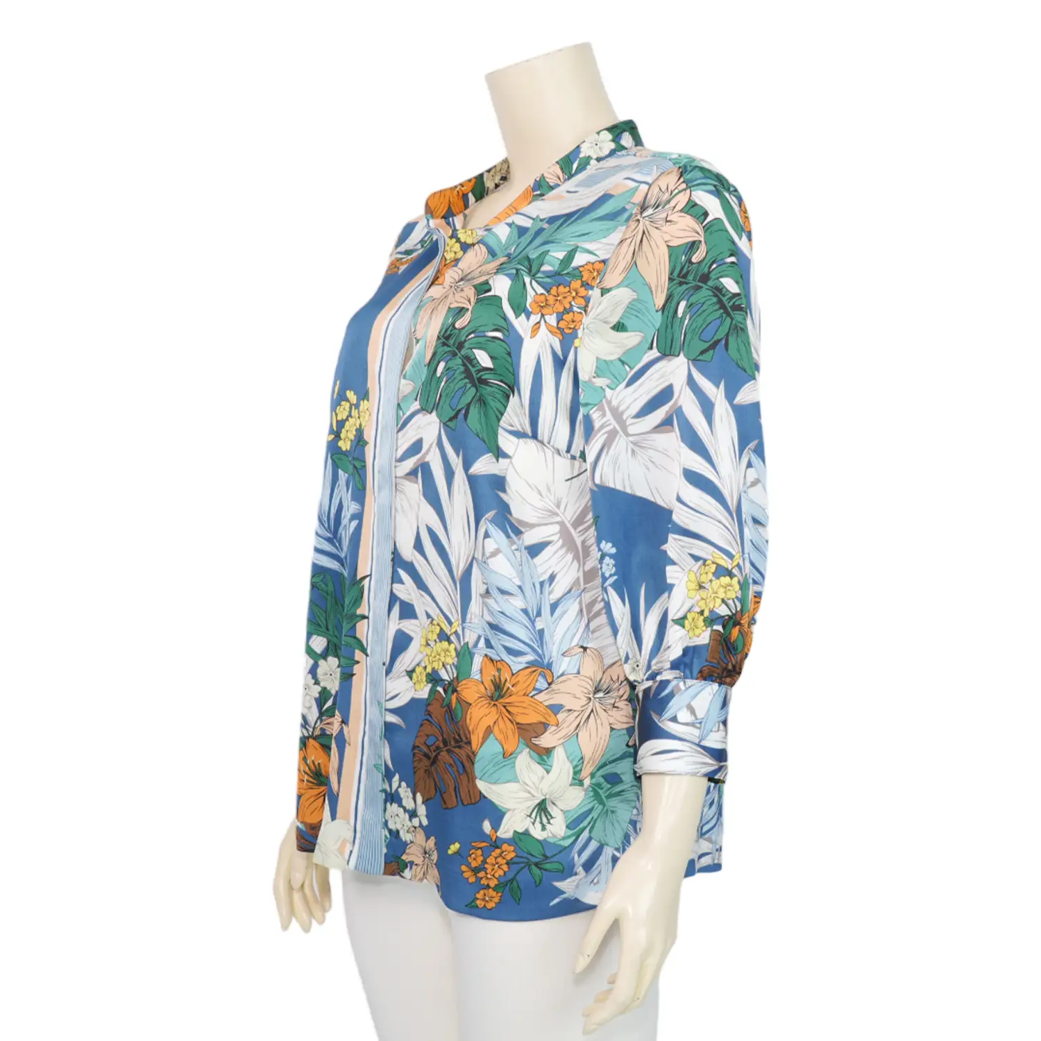 เบคกี้ รัสเซล เสื้อคอตั้ง แขนพอง ลายฟลอรัล - Image 2