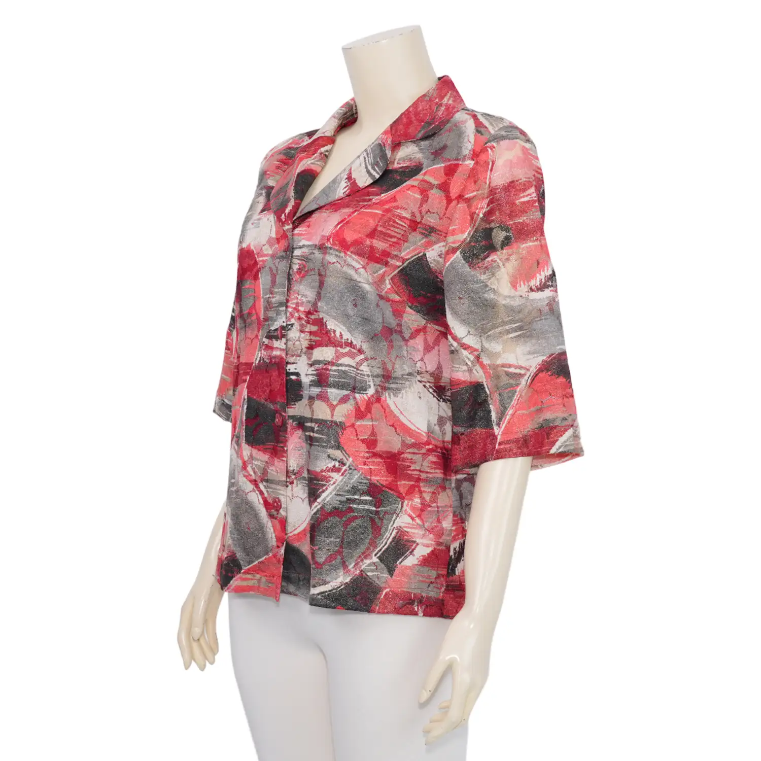 อาลิย่า เสื้อเชิ้ต แขน 3 ส่วน ผ้าลูกไม้ราเชล - Image 2