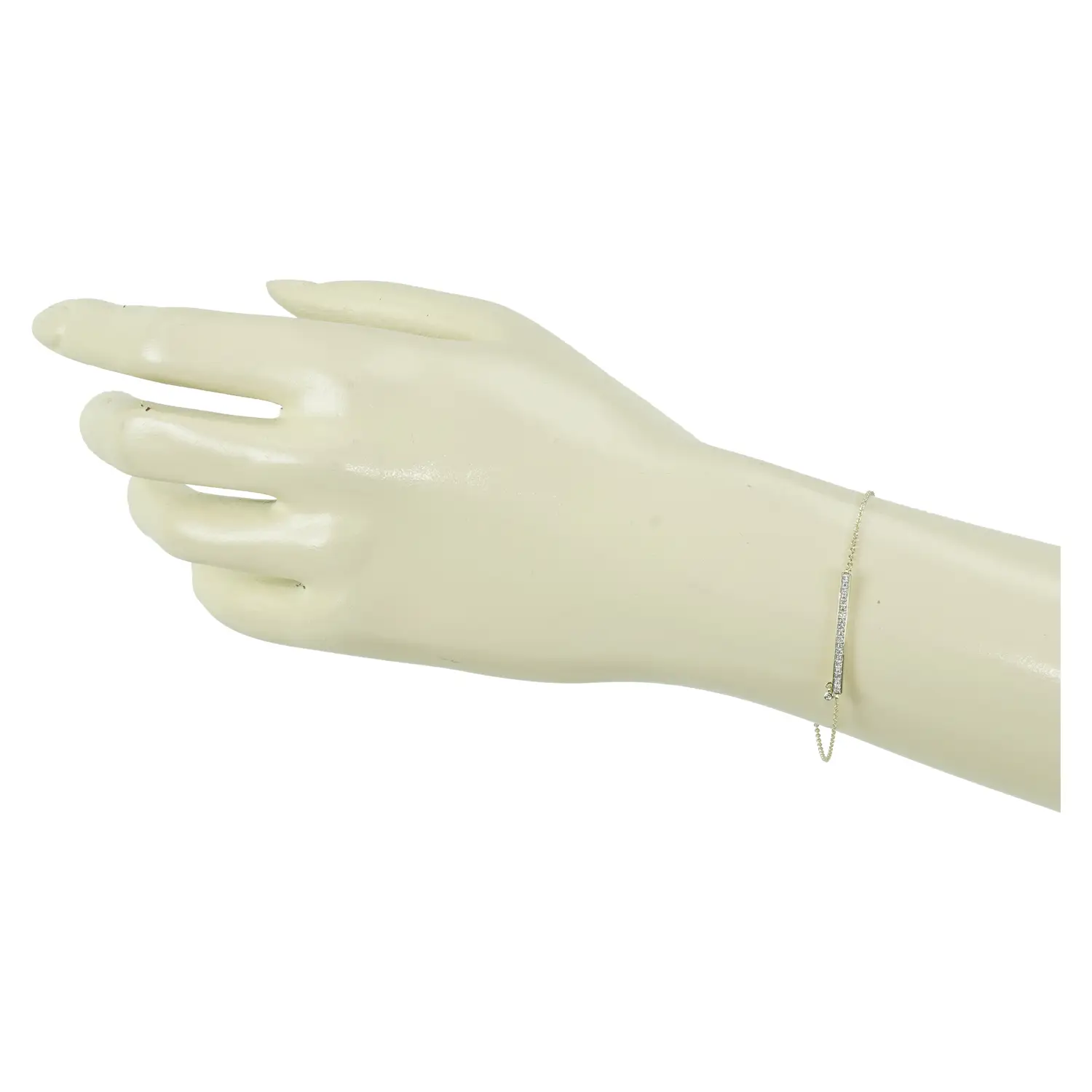 สร้อยข้อมือดีไซน์โซ่ ประดับเพชร - Image 11