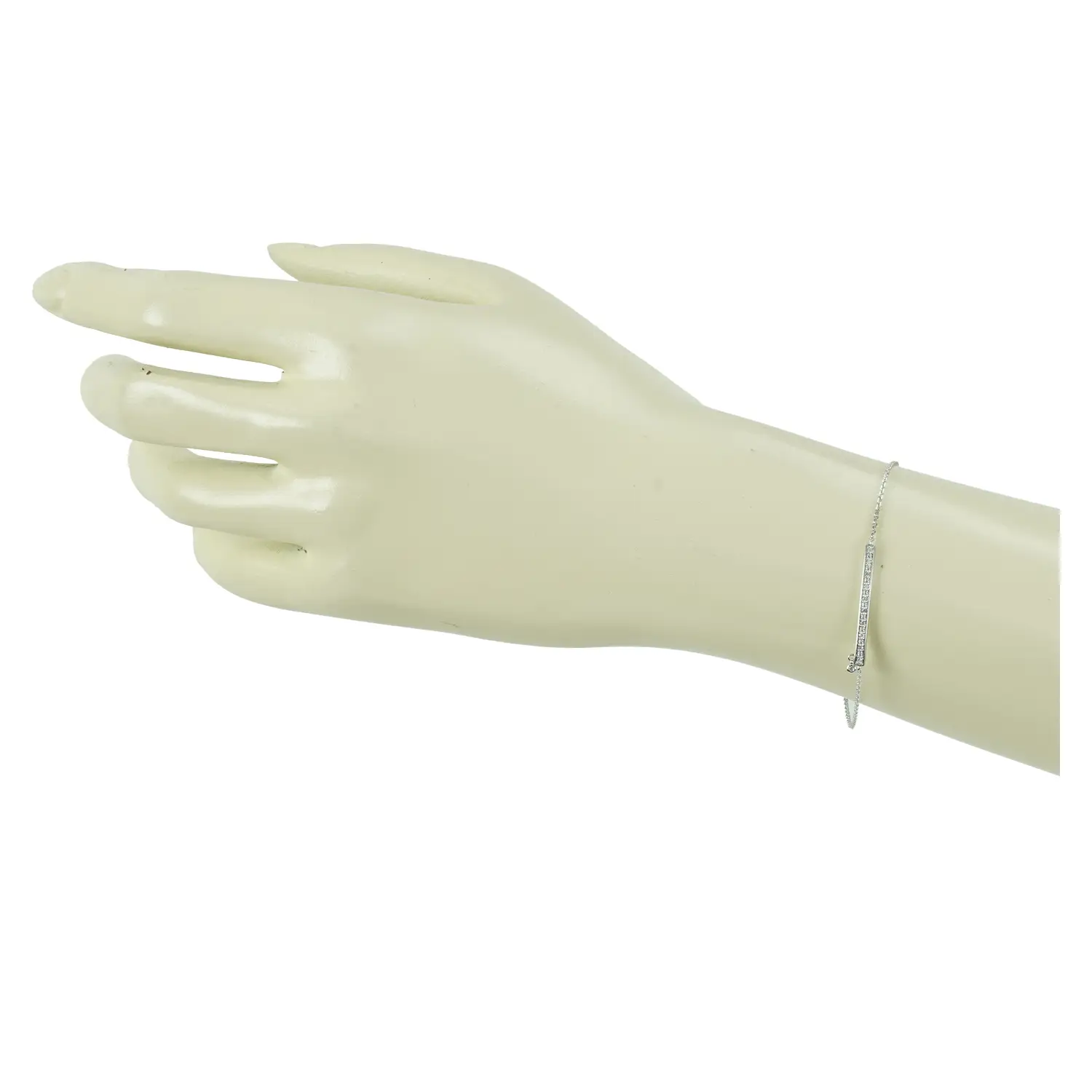 สร้อยข้อมือดีไซน์โซ่ ประดับเพชร - Image 12