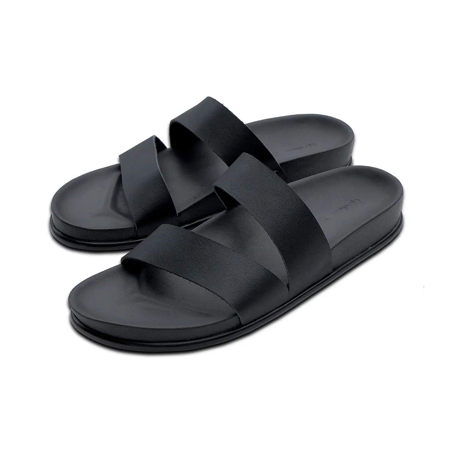 เออร์เบิร์น ทรูเปอร์ รองเท้าแตะหนังวัว รุ่น Original Trooper พื้นรองเท้าสีดำ (Unisex) - Image 2