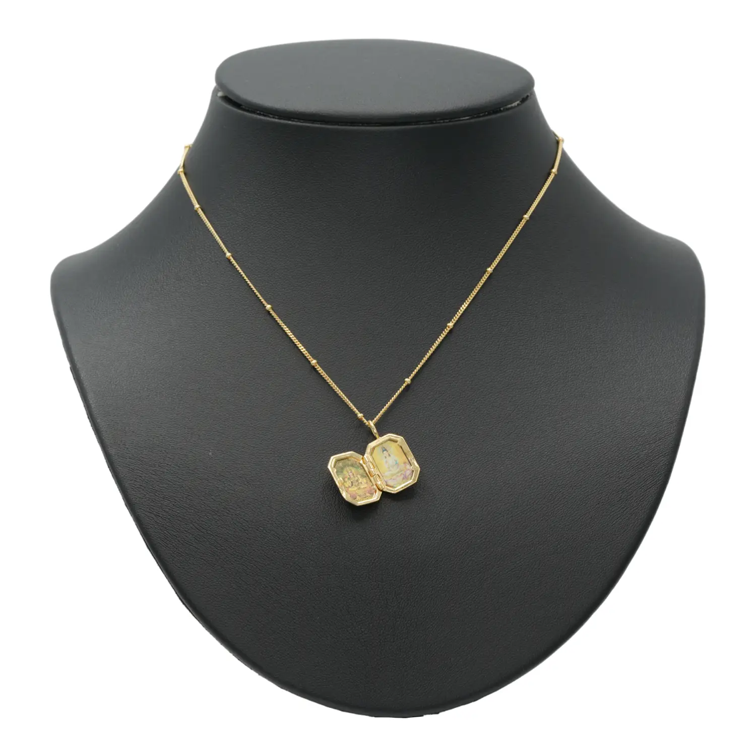 ชาริเตส ล็อกเก็ต ประดับเพชร ดีไซน์ The Star of Hope พร้อมสร้อยคอ เงิน925 ชุบทอง18K - Image 4