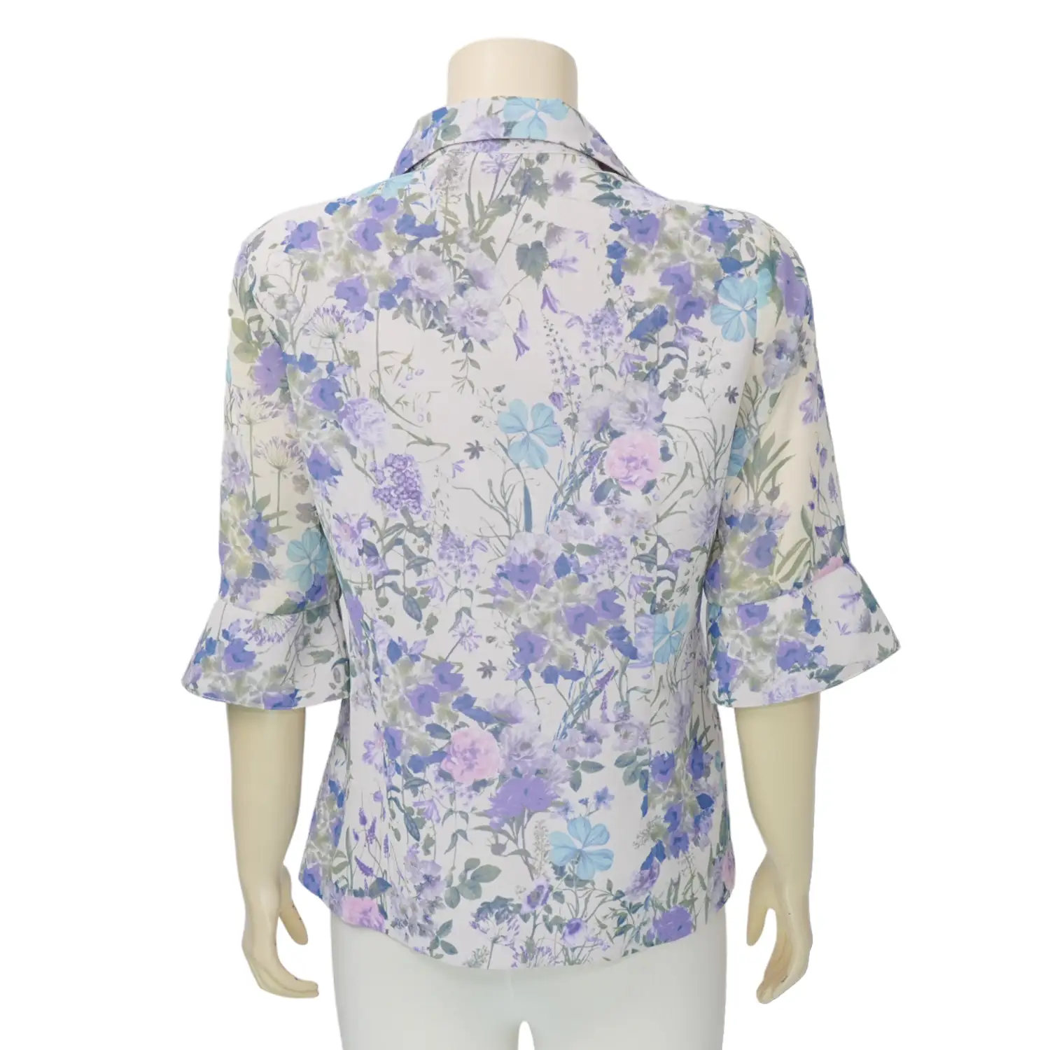มิกิโกะ เสื้อเชิ้ตแขน 3 ส่วน ลายฟลอรัล - Image 3