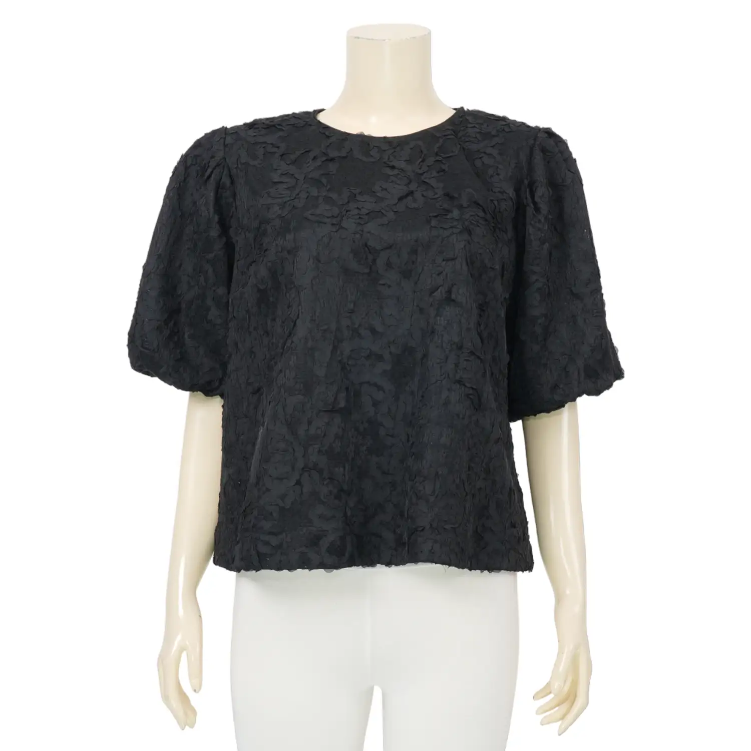เบคกี้ รัสเซล เสื้อคอกลม แขนพอง ผ้าลูกไม้ - Image 2