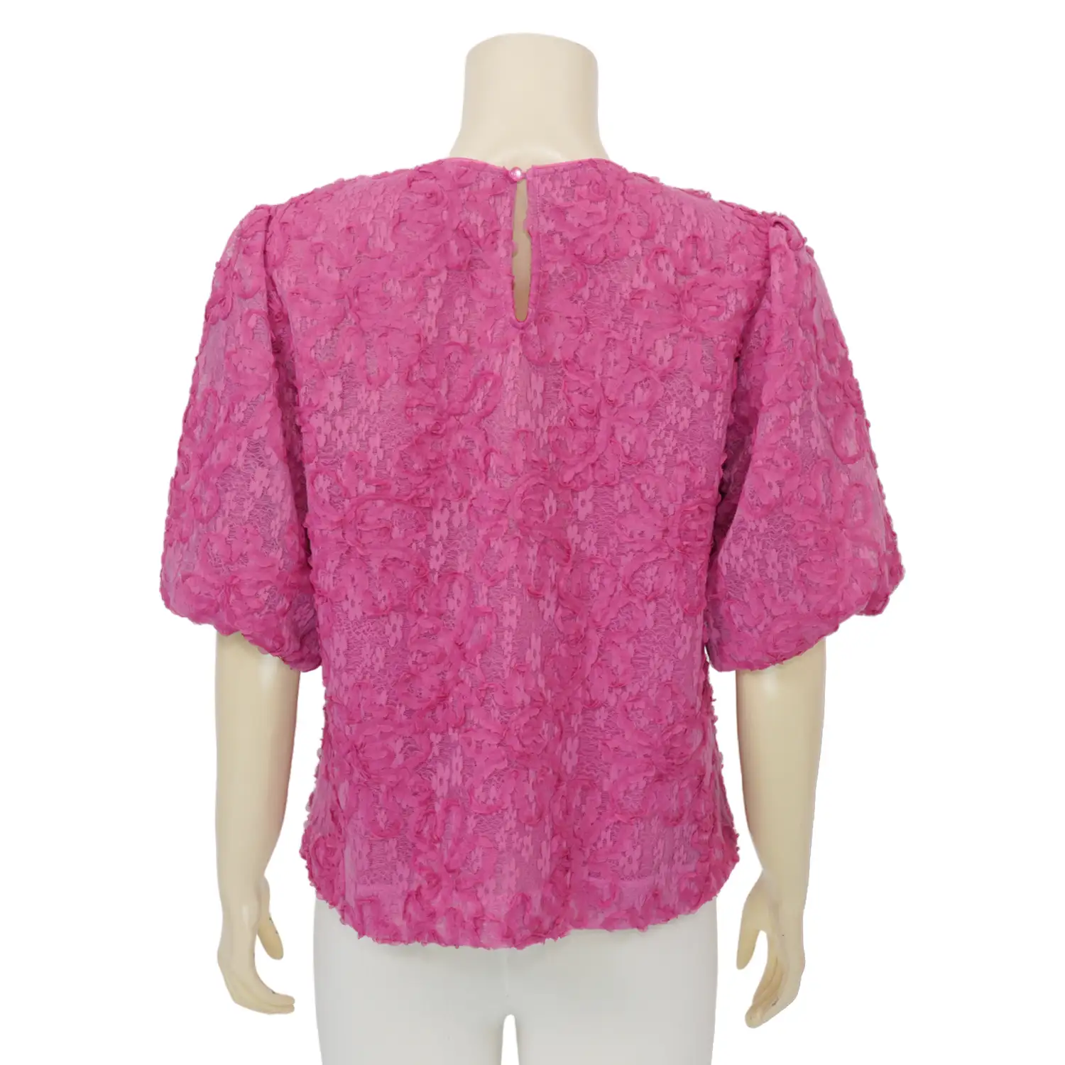 เบคกี้ รัสเซล เสื้อคอกลม แขนพอง ผ้าลูกไม้ - Image 5