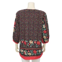 จิณณ์ณิชา ซิกเนเจอร์ เสื้อเบลาส์คอกลม แขนยาว ลาย Garden - Image 5
