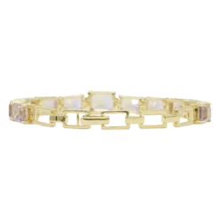 เจมส์ ลักษ์ สร้อยข้อมือเงิน925 ชุบทอง18K ประดับแอเมทริน - Image 3