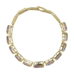 เจมส์ ลักษ์ สร้อยข้อมือเงิน925 ชุบทอง18K ประดับแอเมทริน - Image 4