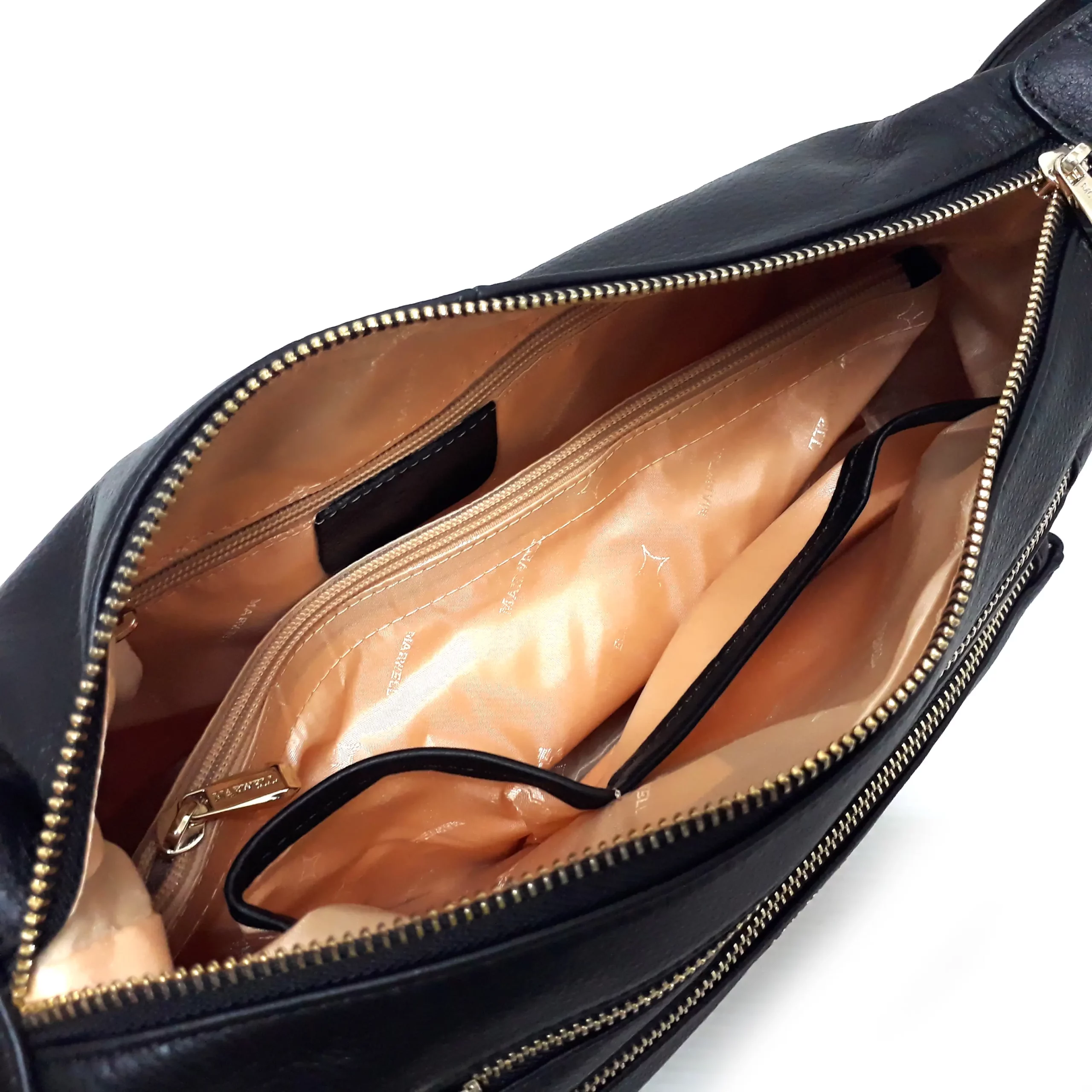 มาร์เวล กระเป๋าสะพาย Crossbody หนังวัวปั๊มลายลิ้นจี่ใหญ่ - Image 8