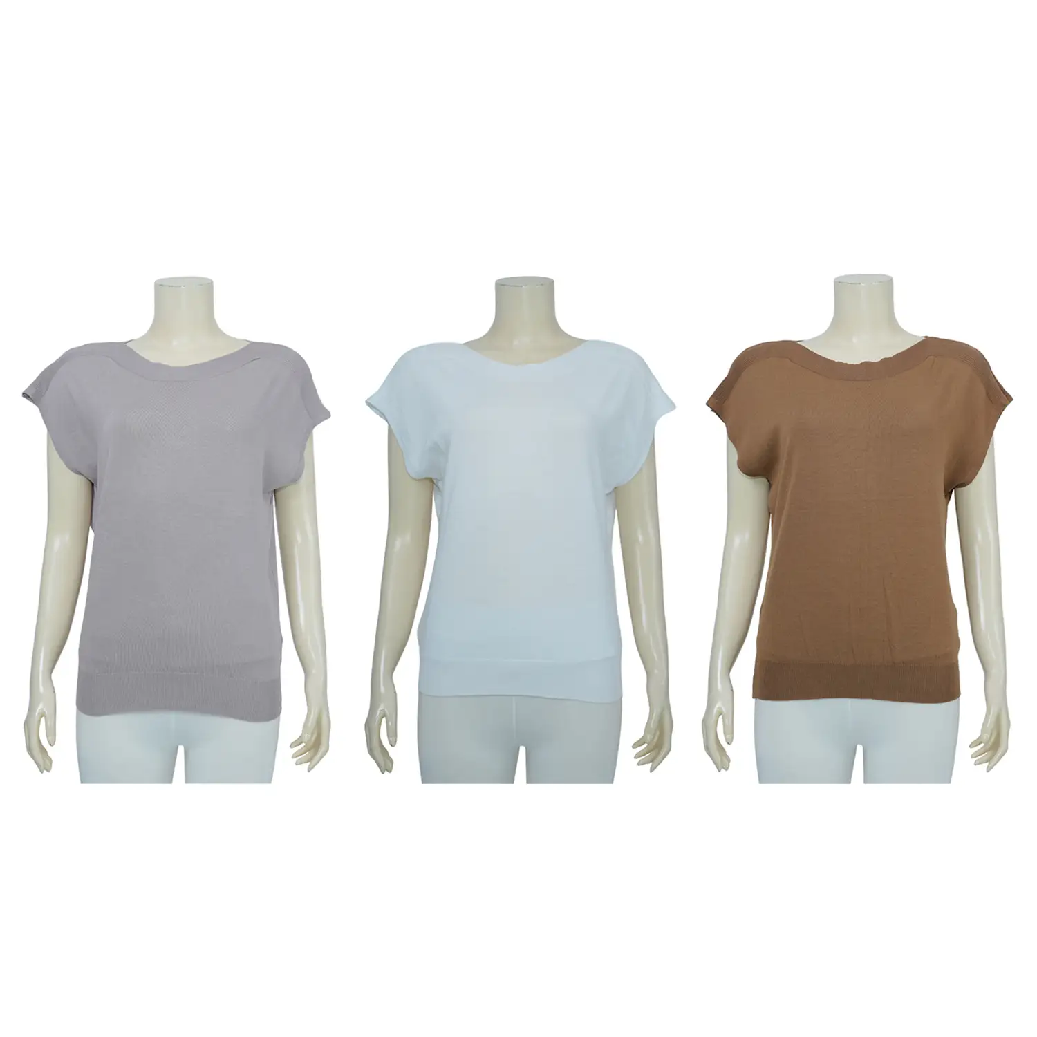 ลลินา เสื้อคอปาด แขนล้ำ ผ้าไหมพรมคอตตอนนาโน - Image 2