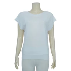 ลลินา เสื้อคอปาด แขนล้ำ ผ้าไหมพรมคอตตอนนาโน - Image 3