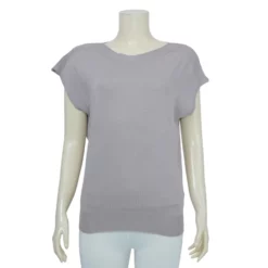 ลลินา เสื้อคอปาด แขนล้ำ ผ้าไหมพรมคอตตอนนาโน - Image 4