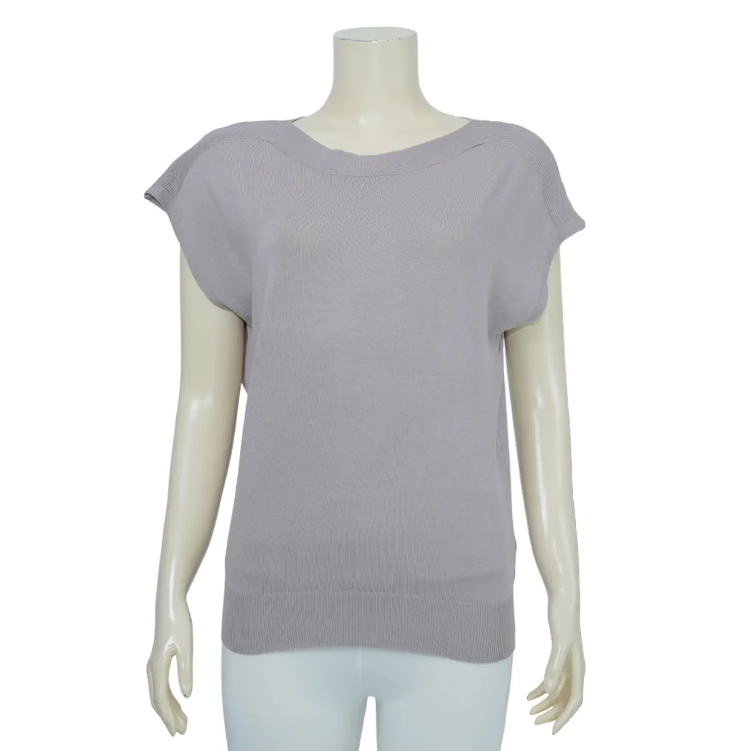 ลลินา เสื้อคอปาด แขนล้ำ ผ้าไหมพรมคอตตอนนาโน - Image 4