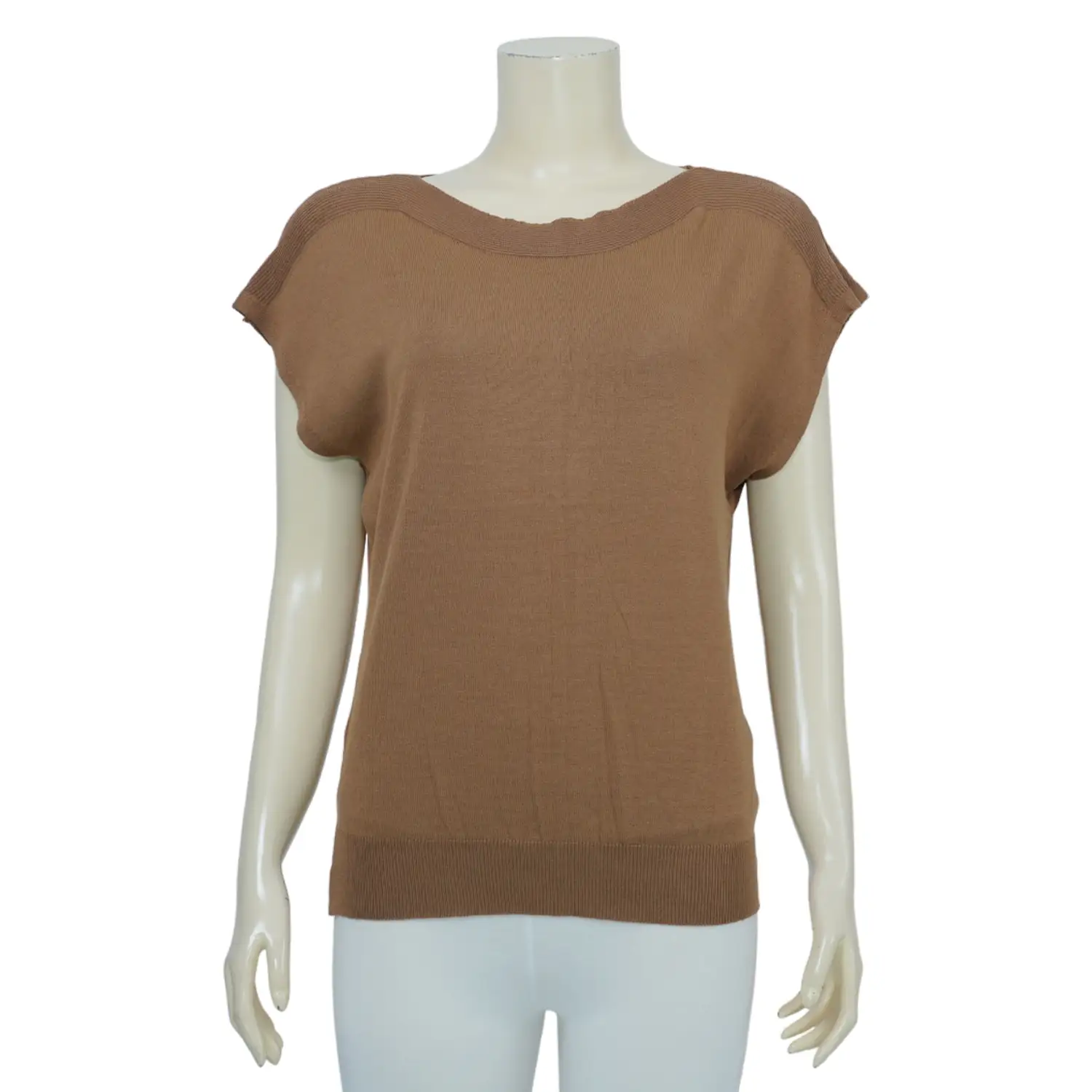 ลลินา เสื้อคอปาด แขนล้ำ ผ้าไหมพรมคอตตอนนาโน - Image 5