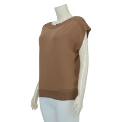 ลลินา เสื้อคอปาด แขนล้ำ ผ้าไหมพรมคอตตอนนาโน - Image 6