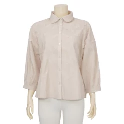 แอลลี่ เสื้อคอบัว แขน 3 ส่วน ลายซิกแซก - Image 2