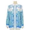 จิณณ์ณิชา ซิกเนเจอร์ เสื้อเชิ้ต แขนยาว ลาย Sky Blue Water Drop