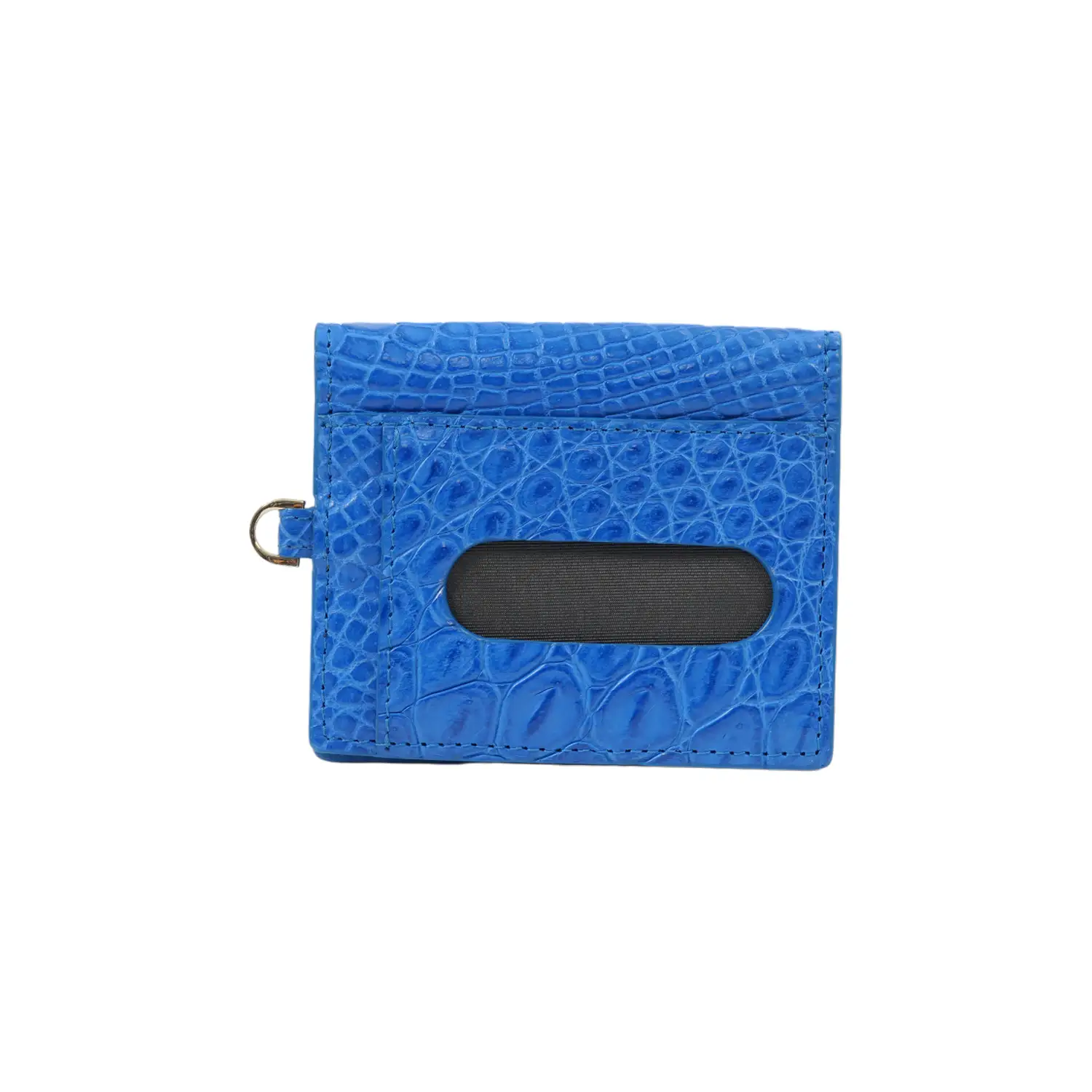 รีเวอร์ กระเป๋าใส่บัตร หนังท้องจระเข้ แบบพับ - Image 8