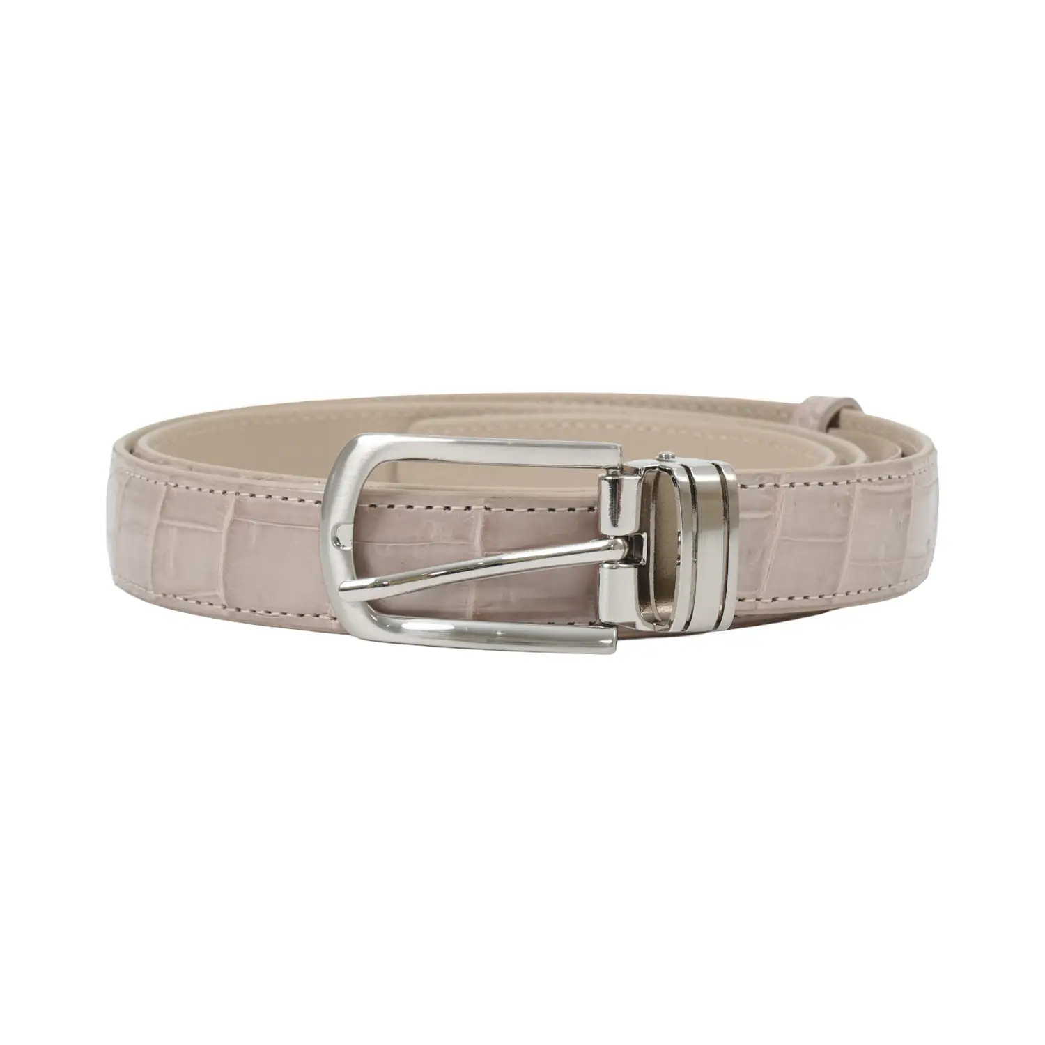 รีเวอร์ เข็มขัดหนังท้องจระเข้ Lady Croc Belt - Image 2