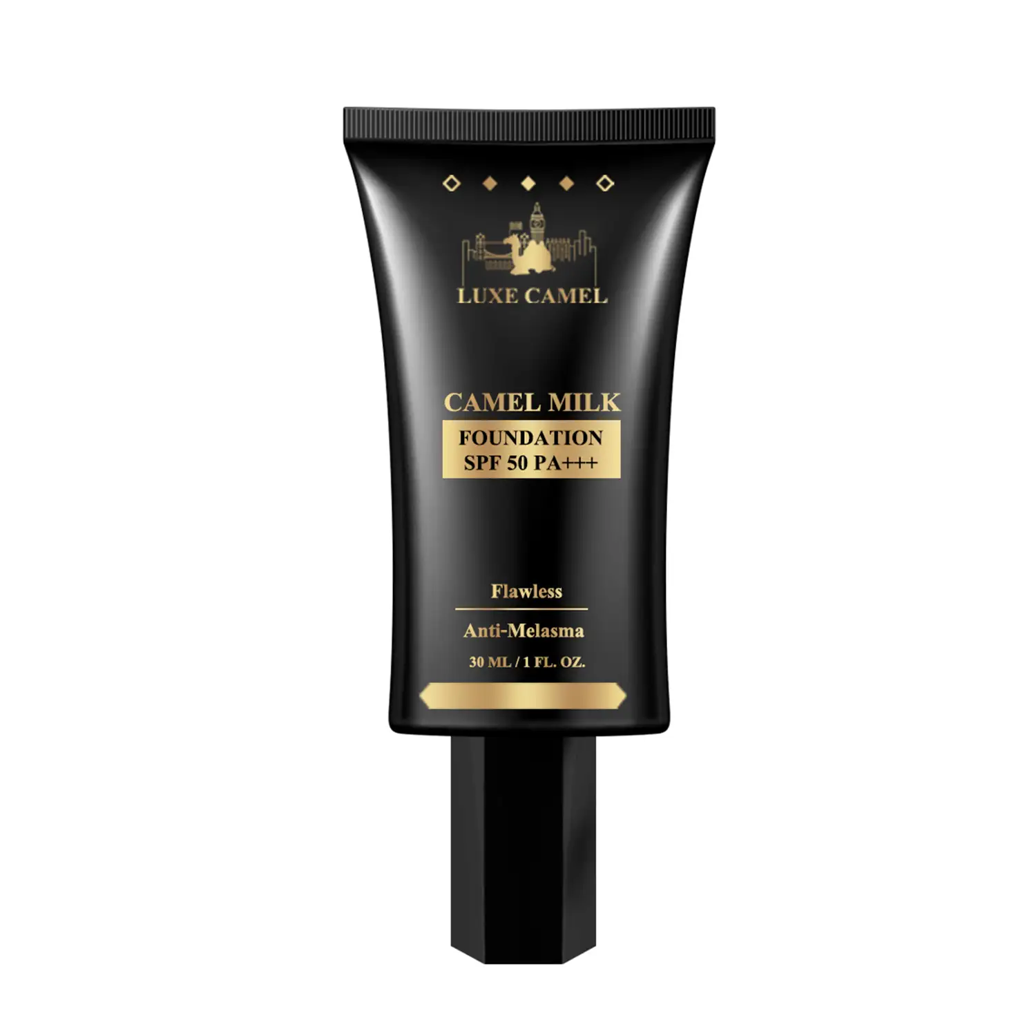 เซตลุกซ์ คาเมล มิลค์ ฟาวเดชั่น SPF50 PA+++ ขนาด 30 มล. จำนวน 2 หลอด - Image 2