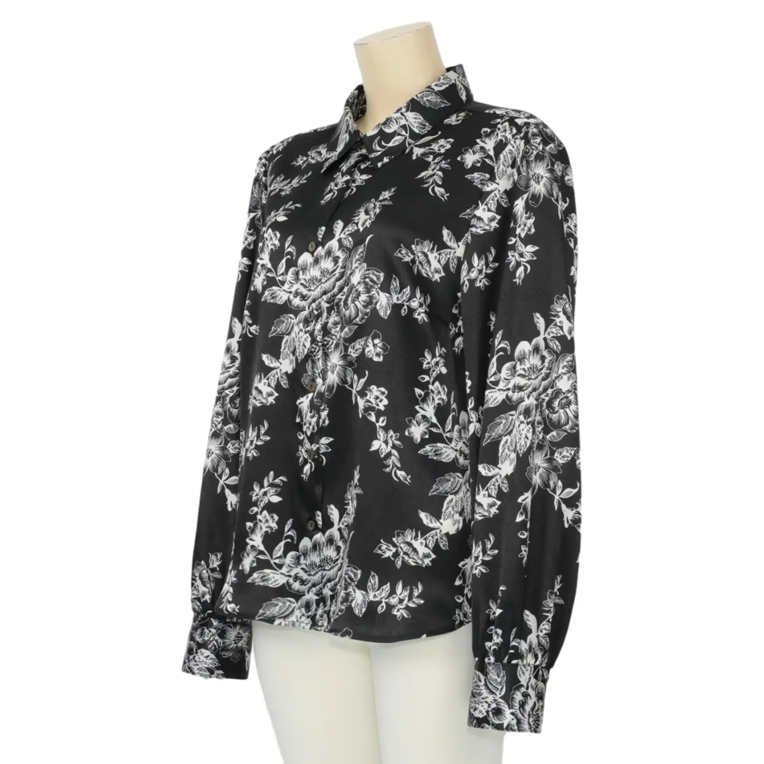 เบคกี้ รัสเซล เสื้อเชิ้ตแขนยาว ผ้าแจ็คการ์ด - Image 2