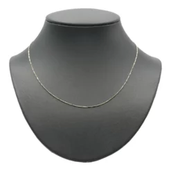 อิตาลี โกลด์ สร้อยคอทอง18K และทองขาว18K ลายลูกบอลและข้อ